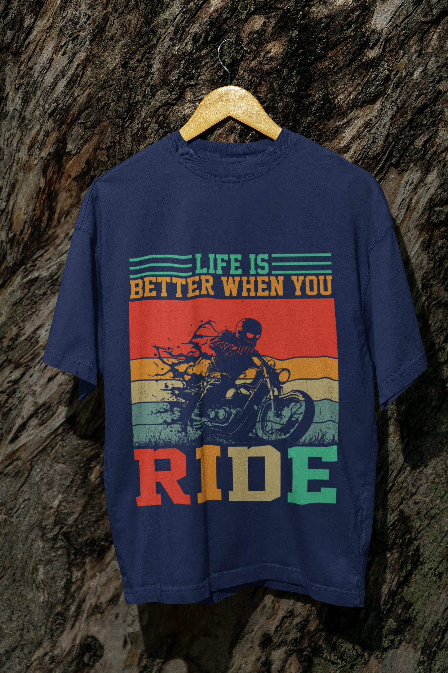 Life Is Better When you Ride Unisex Oversized Tshirt